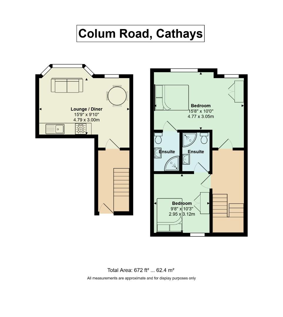 Floorplan for Colum Road, Cathays